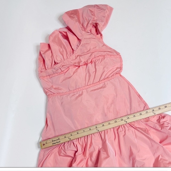 ZARA LIMITED EDITION RUFFLED ASYMMETRIC DRESS - Picture 10 of 17